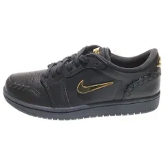 NIKE (ナイキ) AIR JORDAN 1 LOW MM エア ジョーダン 1 ローカットスニーカー シューズ US9/26cm ブラック/ゴールド FN5032-007