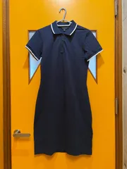 Y【Y2-20】◇ BROOKS BROTHERS　USA:Sサイズ　ワンピース　紺色