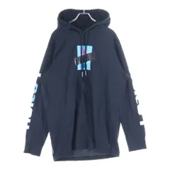 DIESEL (ディーゼル) HAUTE KULTUR オートクルトゥーア テーププリント プルオーバーパーカー ブラック