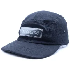 SUPREME (シュプリーム) 18SS Nylon Pique Camp Cap ナイロン ピケ キャンプ キャップ 帽子 ブラック