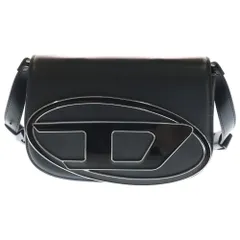 DIESEL (ディーゼル) 1DR M Dロゴ ショルダーバッグ ブラック X09568