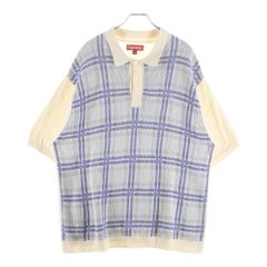 Supreme Plaid Knit S/S Polo Supreme Plaid Knit S/S Polo