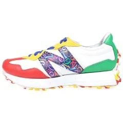 New Balance (ニューバランス) ×Frank Muller フランクミュラー レザー レースアップ ローカットスニーカー マルチカラー MS327FMB