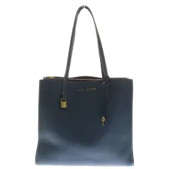 MARC JACOBS (マークジェイコブス) THE GRIND SHOPPER TOTE グレインレザー トートバック ブルーのサムネイル