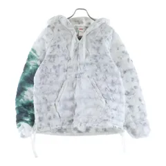 NIKE (ナイキ) ×Stussy Insulated Pullover Jacket ステューシー インシュレーテッドプルオーバー 中綿フーデッドジャケット ホワイト/グリーン DC1084-101のサムネイル