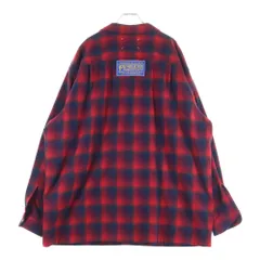 Maison Margiela (メゾンマルジェラ) ×PENDLETON 23AW オーバーサイズ チェックシャツ S67DT0010 レッド/ブラックのサムネイル