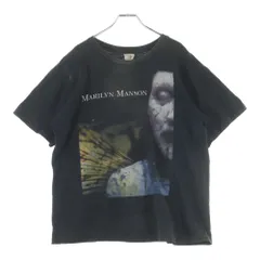VINTAGE (ヴィンテージ) 90s Marilyn Manson マリリンマンソン 半袖Tシャツ カットソー ブラック