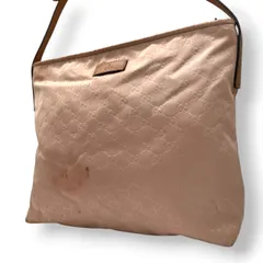 グッチ GUCCI ショルダーバッグ 斜め掛け クロスボディ GG柄 ナイロン レザー ピンク ブラウン キャメル 軽量 軽い カジュアル デイリー お出かけ 通学 レディース 鞄 カバン s61