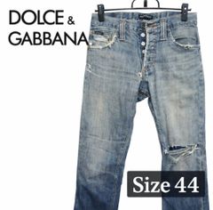 DOLCE&GABBANA ダメージデニムパンツsize44 - メルカリ