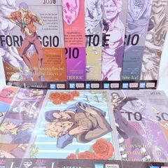 이치 반 쿠지 조조의 기묘한 모험 golden wind L상 클리어 포스터 전 11종 컴플리트