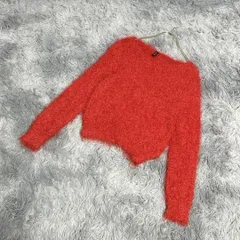 【美品】DIVIDED H&M ふわふわ長袖ニット (F)  ガーリーのサムネイル