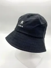 FURLA フルラ フロントロゴ バケット ハット 黒 ■■レディース