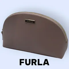 【FURLA フルラ ポーチ ピンクベージュ】コスメポーチ 化粧ポーチ  小物入れ レディース