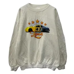TULTEX プリントスウェット トレーナー X LARGE アイボリー タルテックス プルオーバー ビックプリント スウェット 裏起毛 秋物 a803-5465のサムネイル