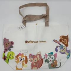 香港ディズニーランド限定 ダッフィーアンドフレンズ ビッグトートバッグ 海外ディズニー エコバッグ 大容量