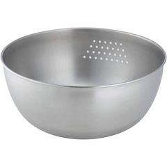 【新品】 下村企販 米磨ぎボウル 2合 【日本製】 食洗機対応 水切り穴付き とぎやすい 800ml 一人暮らし 少量 洗米カップ 野菜 ザル 丈夫 ステンレス 燕三条 1
