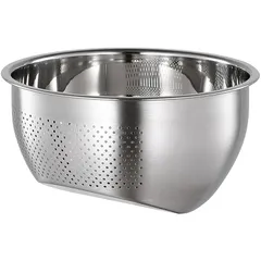 【新品】 まちの波 こめとぎボウル 米とぎ ざるボウル 米研ぎ 果物洗い 水切りボウル 耐熱ボウル お手入れ簡単 収納かご 多機能ボウル 米洗いボウル 米とぎ専用ボウル 0のサムネイル