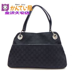 GUCCI プリンシー GGキャンバス ミニボストンバッグ 肩掛け 黒 - メルカリ