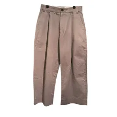 STUDIO NICHOLSON (スタジオニコルソン) PEACHED COTTON TWILL VOLUME PLEAT PANTS CLAY TAN（ベージュ） Sのサムネイル