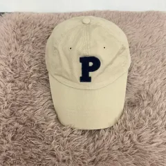 ポロラルフローレン Pロゴ POINT ベージュ ベースボールキャップ