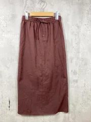 green label relaxing グリーンレーベルリラクシング ユナイテッドアローズ 3624-199-2300 定価9900円 スラブ オックス スカート size38/茶  ■■レディース