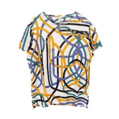 エルメス HERMES カットソー ホワイト コットン Tシャツ レディース Used Aのサムネイル