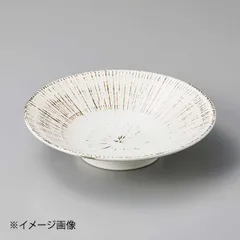 【新品】錆粉引千段9.0めん鉢
