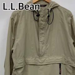 L.L.Bean エルエルビーン トップス 長袖 ナイロンアノラックパーカー ベージュ メンズ レディース 【CT2652】
