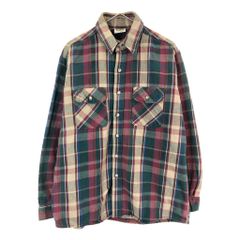 90s FIVE BROTHER 赤タグ ヘビーネルシャツ 2XL USA製 - メルカリ