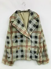 hotter than hell ピーコート F その他 チェック柄 ミドル丈 フードなし