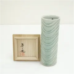 茶道具　御深井焼　南山窯　田沼春ニ作　染付　汲出茶碗　五客　共箱　V　9298 茶道具 御深井焼 南山窯 田沼春ニ作 染付 汲出茶碗 五客 共箱 V 9298