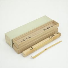 閉店売り尽し】手彫茶杓 短寸笹之葉型（仕覆・箱入寸法） - メルカリ