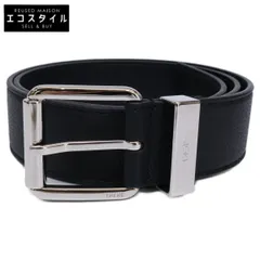 DIOR ディオール 【美品】4333PLYMJH00N シルバー金具 35mm レザー 80