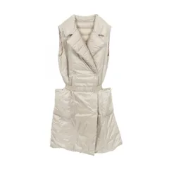 モンクレール MONCLER ダウンベスト SABLES ナイロン ダウンコート レディース Used A