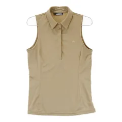 サイズ：M J.LINDEBERG ジェイリンドバーグ  ノースリーブポロシャツ  ブラウン系 [240101569679] ゴルフウェア レディース ストスト