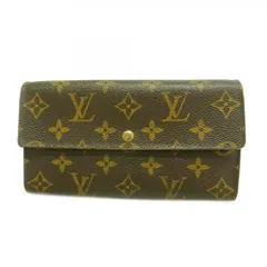 ルイ・ヴィトン(Louis Vuitton) ルイ・ヴィトン 長財布 モノグラム ポシェットポルトモネクレディ M61725 ブラウンレディース