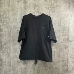 【T-422】Champion M 半袖 Tシャツ メンズ ブラック ワンポイントロゴ チャンピオン 刺繍ロゴ シンプルT カジュアル 古着 人気ブランド ゆるだぼ ビッグシルエット USA古着風