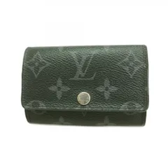 ルイ・ヴィトン(Louis Vuitton) ルイ・ヴィトン アクセサリー・キーケース モノグラム・エクリプス ミュルティクレ6 M82603 ブラックメンズ