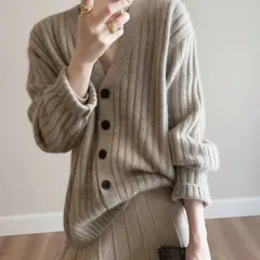 再入荷 ニットカーディガン レディース 秋冬 ゆったり トップス ショート丈 カーディガン 厚手 オフィス アウター 長袖 スクール 大きいサイズ 可愛い おしゃれ 暖かい オーバーサイズ