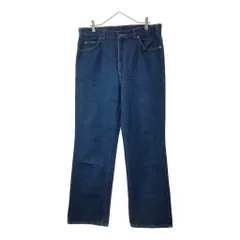 90年代 カナダ製 Levi's リーバイス 617 ブーツカット デニムパンツ オレンジタブ ブルー(メンズ W36 L32)中古 古着 X4447