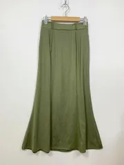 新品 PAGEBOY ページボーイ ストレッチ マーメイド スカート sizeS/カーキ ■■レディース