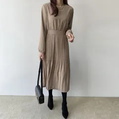 再入荷 長袖 ワンピース プリーツ ロングワンピース マキシワンピース フレアワンピース ドレス レディース 春 夏 秋 冬 きれいめ ウエストリボン 着痩せ Aライン おしゃれ 入園式 卒業式