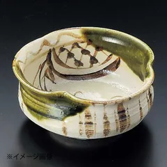 329『織部 四方隅切型 鉢』　/骨董品 古美術 古玩 アンティーク 中古】盆栽鉢 落款なし 中型 長辺 約 20.8cm 長方鉢 外縁 隅切 花付