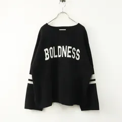 2024SS ジャーナルスタンダード JOURNAL STANDARD BOLDNESSロゴニット ｜ブラック ジャガード トップス セーター【2400014844917】