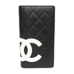 シャネル(Chanel) カンボン A26717 レディース  ラムスキン 長財布（二つ折り） ブラック,ピンク,ホワイト