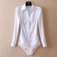 再入荷 着崩れない ボディシャツ ブラウス 即購入OK レディース 長袖 Vネック ギャザー入り 裾が出ない ボディースーツ シャツ きれいめ 上品 通勤 オフィス 仕事 事務服 リクルート 制服 白 ホワイト 30代 40代 50代