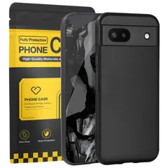 黒 カバー 8A 8A Pixel Pixel 対応 ワイヤレス充電 デザイン シンプル ミニマリスト 耐衝撃 耐衝撃 素材 TPU 指紋防止 落下防止 ブラック ケース Google