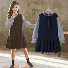 再入荷 韓国子供服 ワンピース ガールズ 女の子 子供ワンピース ガールズドレス 子供服 長袖 入学式 卒業式 発表会 結婚式 カジュアル