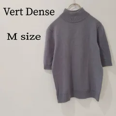 Vert Dense ヴェールダンス レディース タートルネック ハイネック セーター サマーニット M