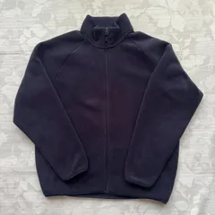 【美品】UNIQLO ユニクロ フリースフルジップジャケット ネイビー Lサイズ